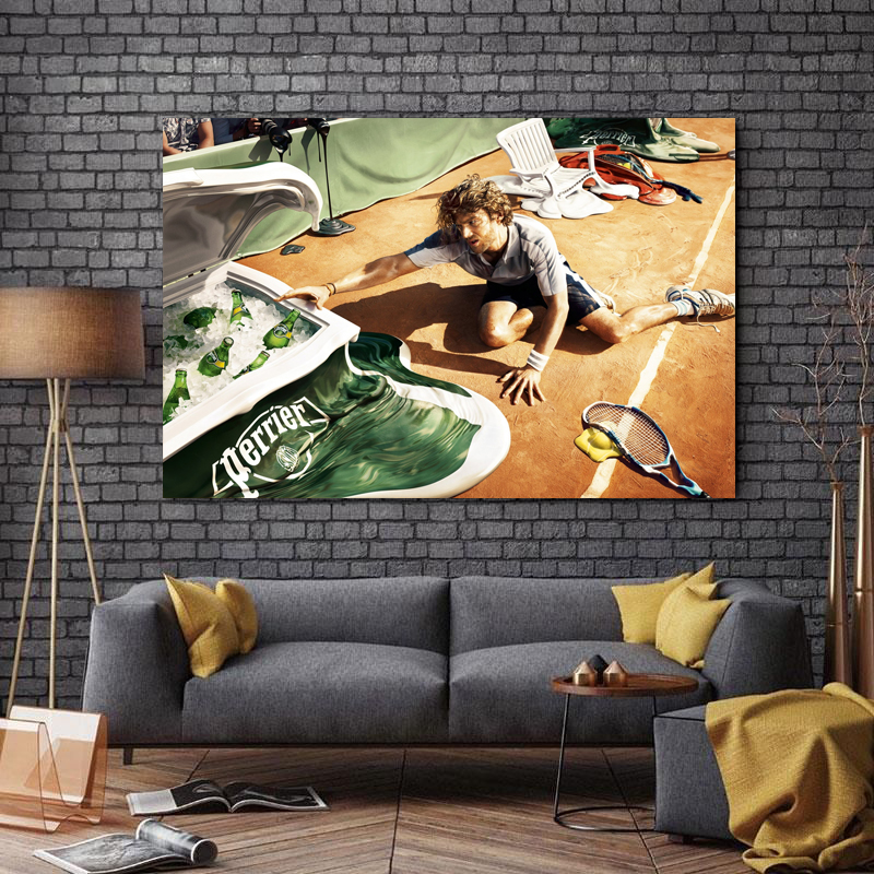 تابلو شاسی طرح ورزش مدل تنیس کد A187