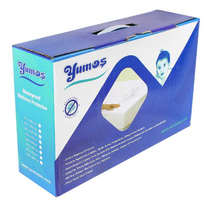 محافظ تشک یوموش مدل ضدآب دونفره سایز 200x180 سانتی متر