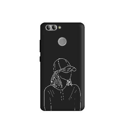 کاور طرح  دخترانه مینیمال کد u3457 مناسب برای گوشی موبایل  هوآوی Y9 2018