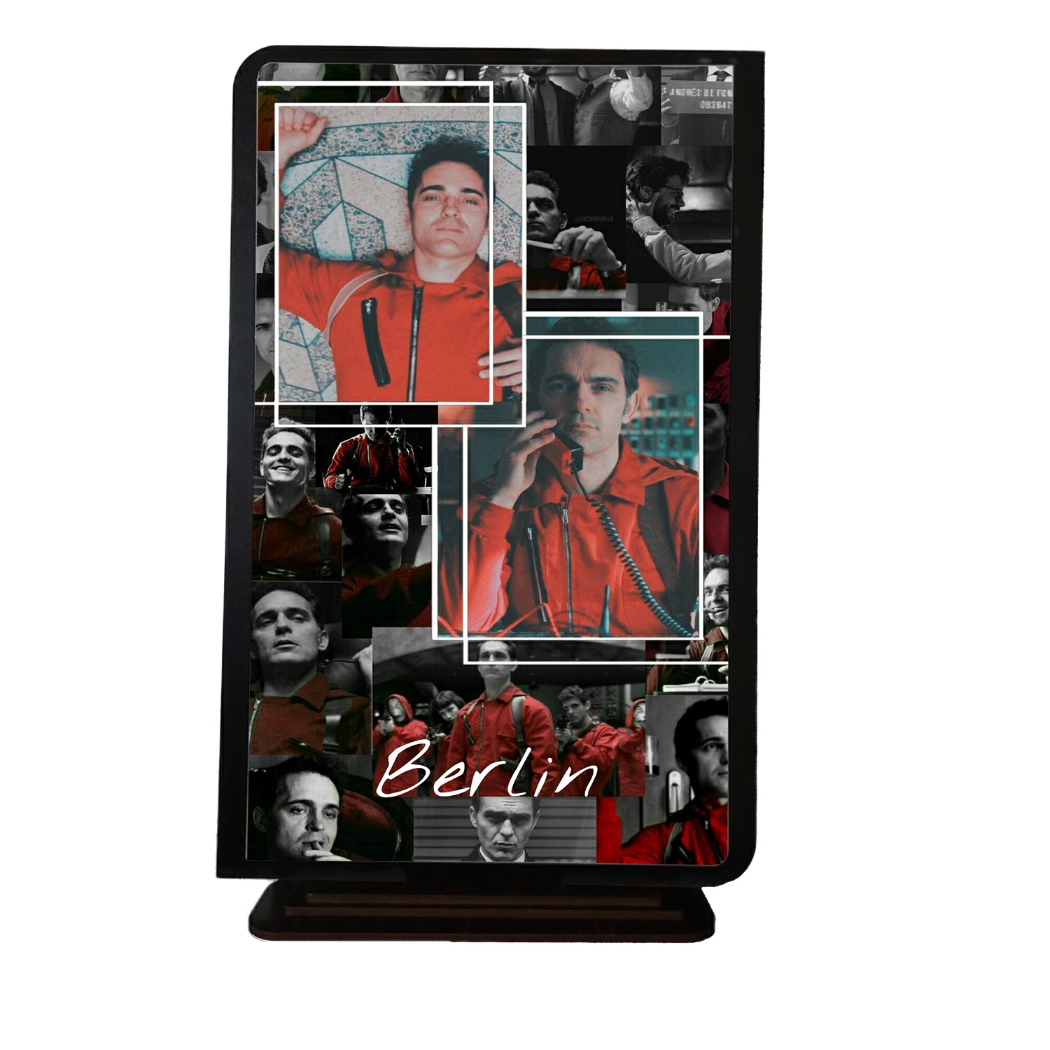 تابلو شاسی رومیزی طرح سریال Money Heist خانه کاغذی مدل nn5