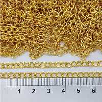 زنجیر تزئینی طلایی سایز 4