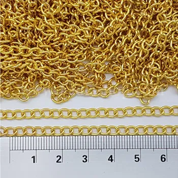 زنجیر تزئینی طلایی سایز 4