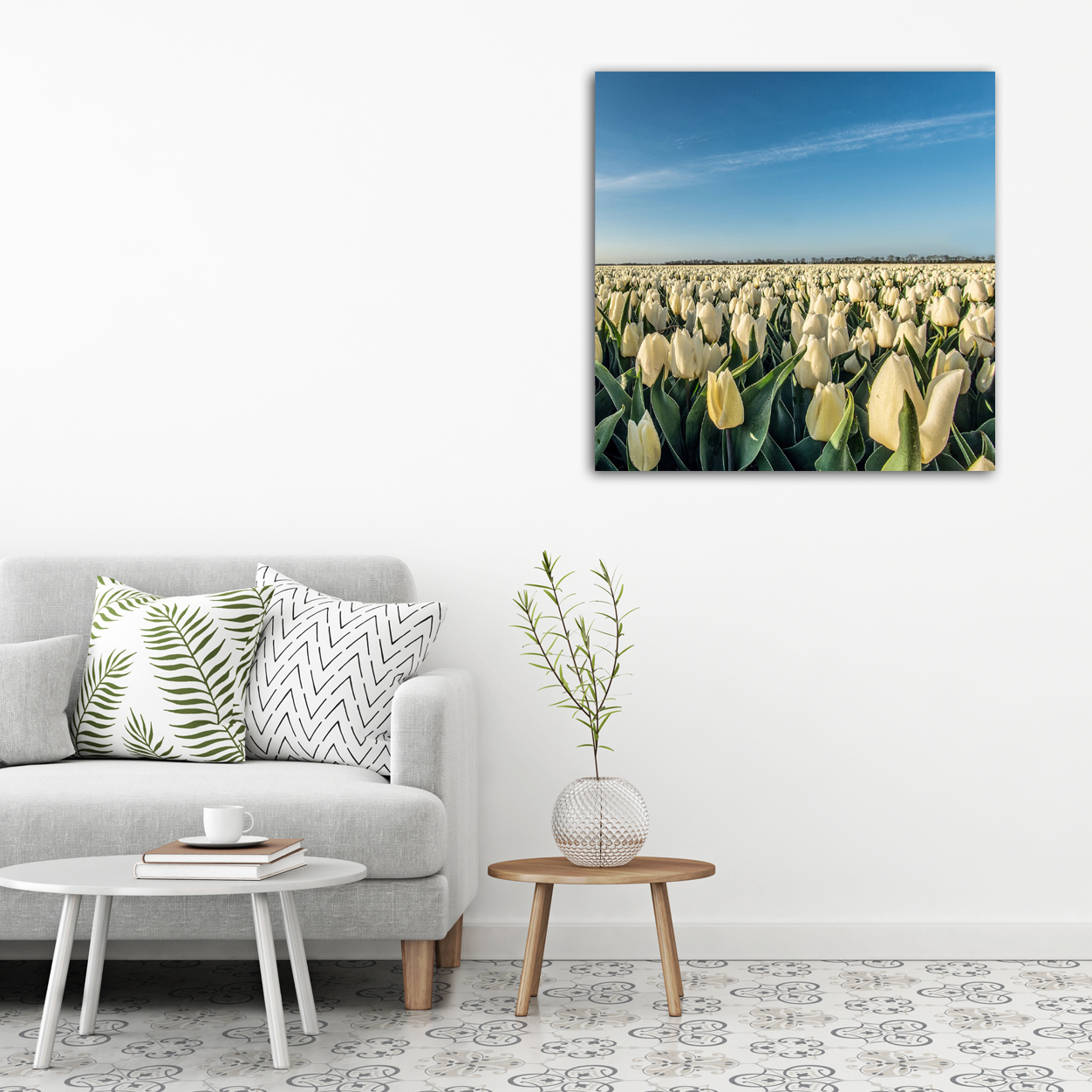 تابلو شاسی مدل گل لاله کد 3