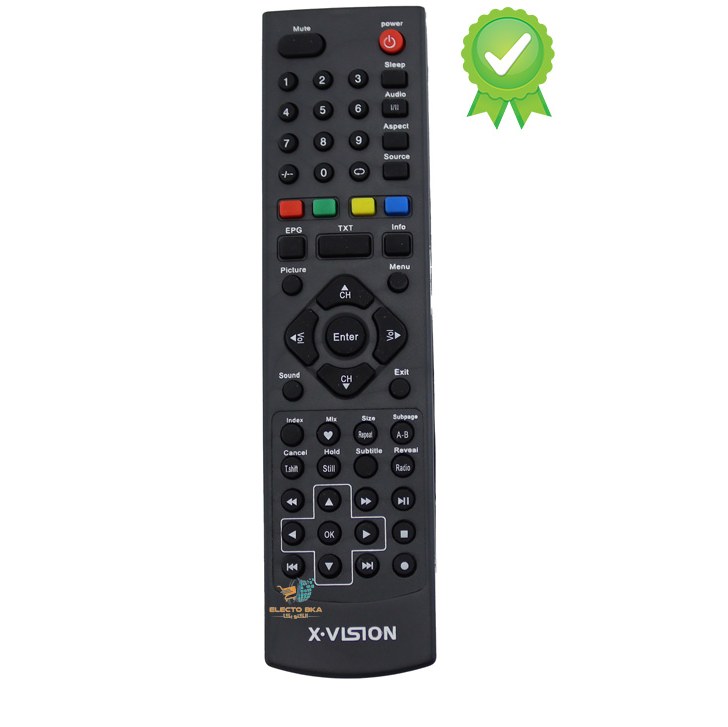 ریموت کنترل ایکس ویژن مدل x.vision - IE-R1281 - فروش کلی کنترل الکتوبکا 877