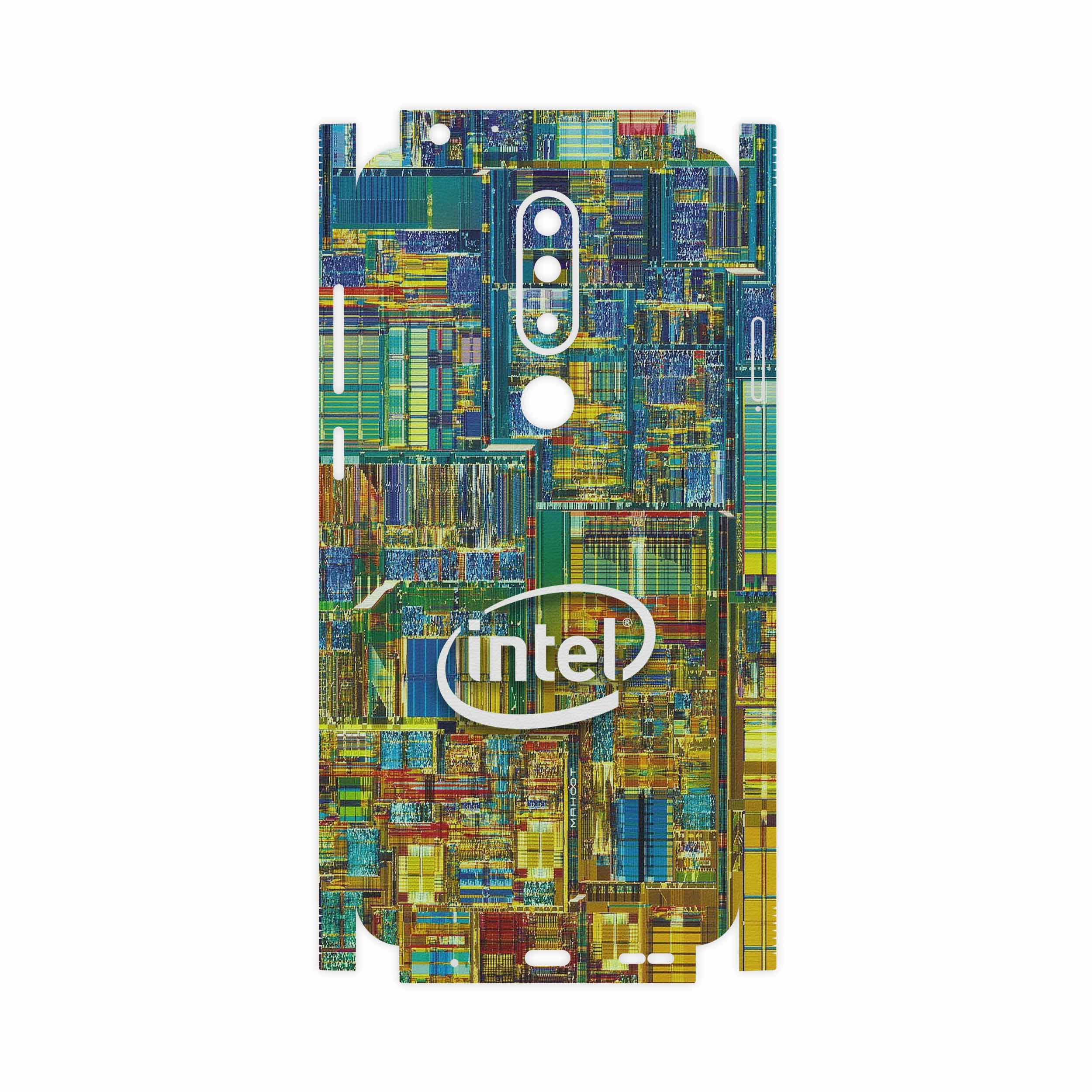 برچسب پوششی ماهوت مدل Intel Brand-FullSkin مناسب برای گوشی موبایل نوکیا 5.1 Plus