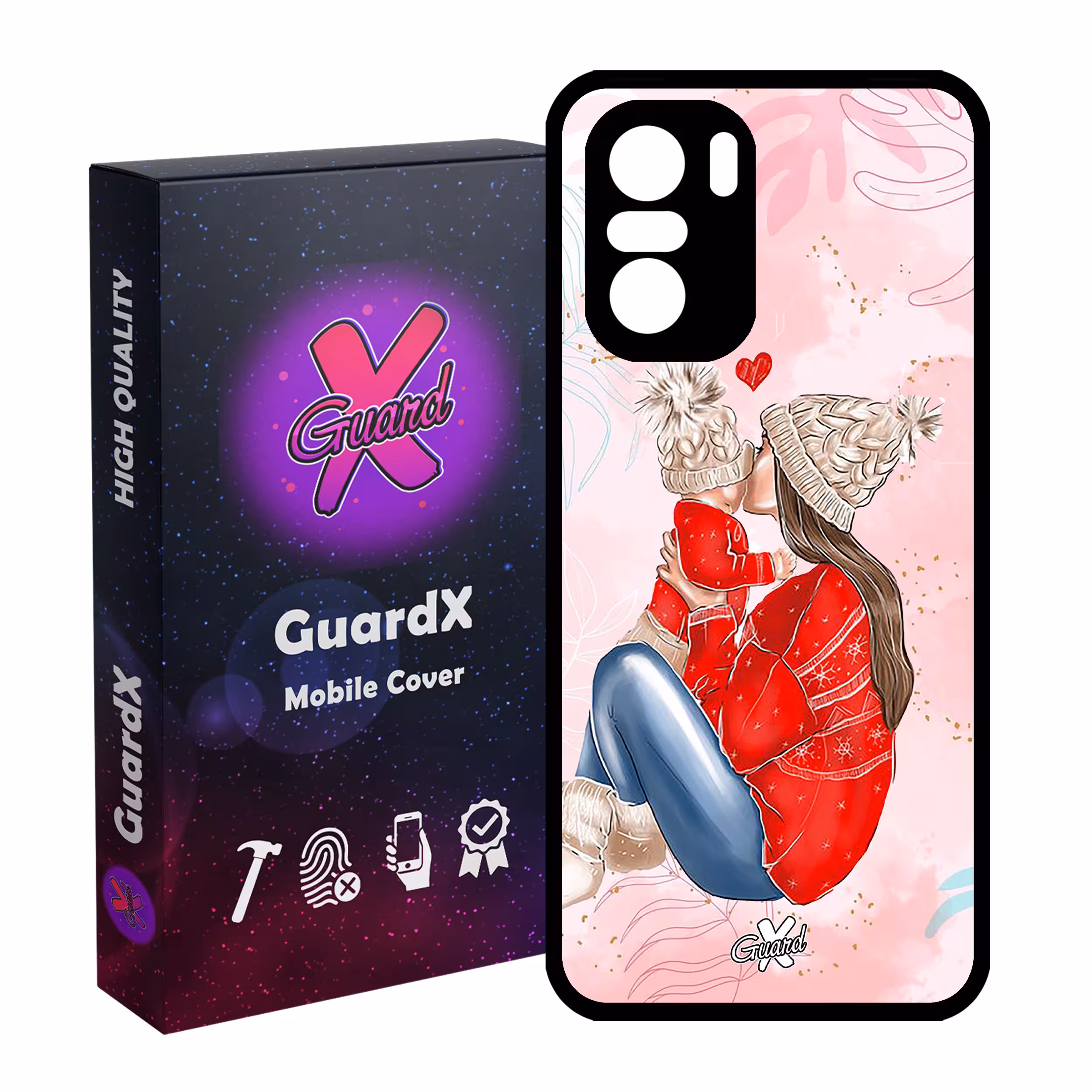 کاور گارد ایکس طرح دختر مدل Glass10335 مناسب برای گوشی موبایل شیائومی Poco F3/MI 11X/MI 11X Pro/Redmi K40/K40 Pro