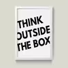 تابلو مدل انگیزشی Think out side the box کدS0643-w