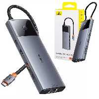 هاب تایپ سی 10 پورت بیسوس BS-OH084 B00061800813-00