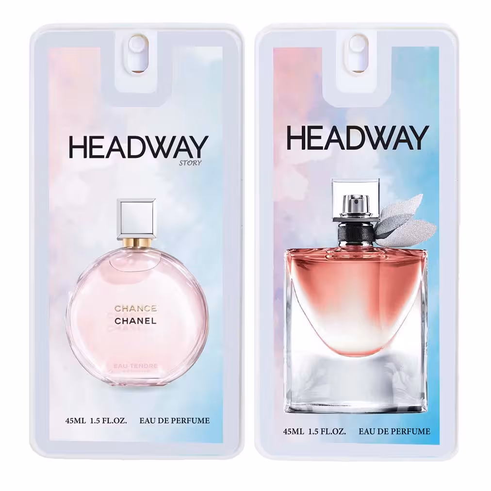 عطر جیبی زنانه هدوی مدل لانکوم لاویه است بل و چنس شنل حجم 45 میلی لیتر مجموعه 2 عددی
