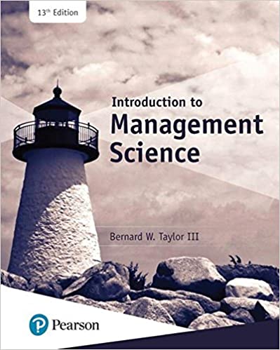 خرید و دانلود نسخه کامل کتاب Introduction to Management Science (13th Edition) [2019] - PDF