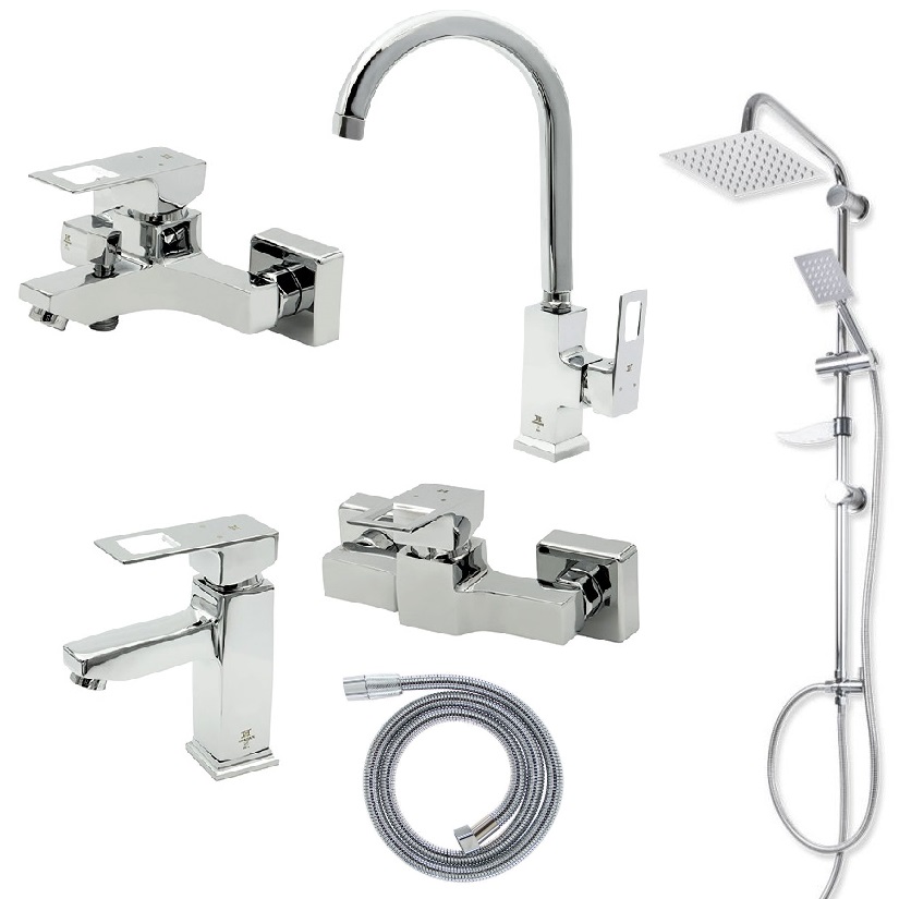 ست شیرآلات شادان مدل FVen-6Xّ مجموعه 6 عددی