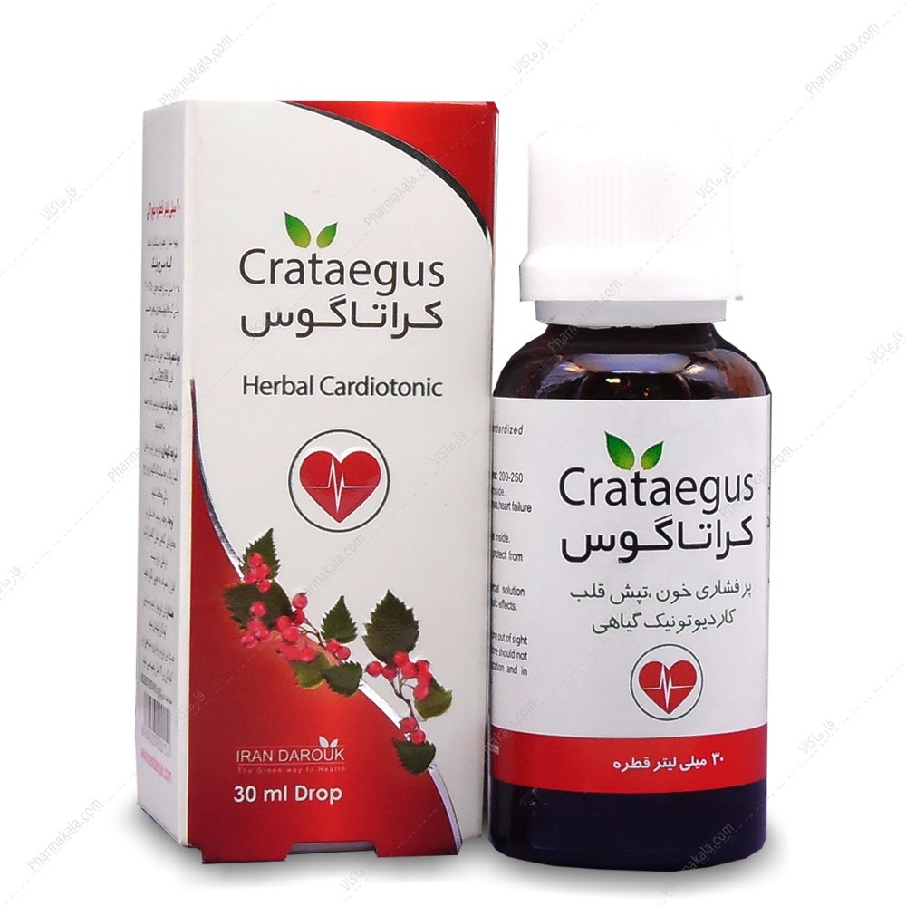 قطره گیاهی کراتاگوس اصل مجوز دار
