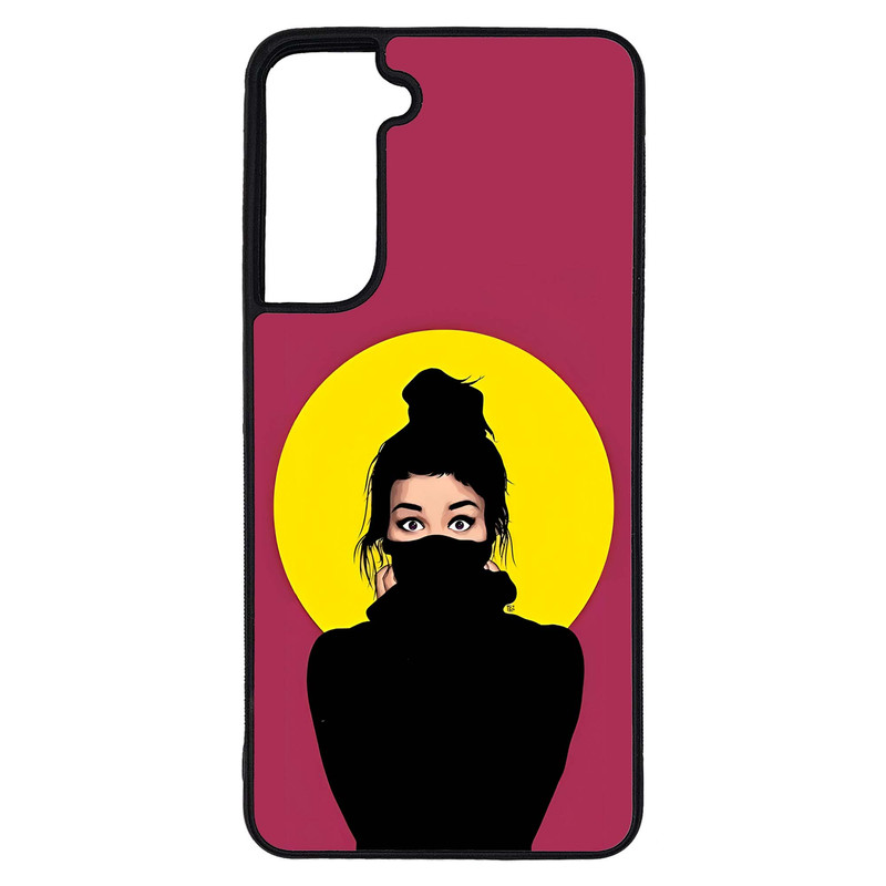 کاور طرح دختر کد G-053 مناسب برای گوشی موبایل سامسونگ Galaxy S21 FE | دیجی قاب دونی
