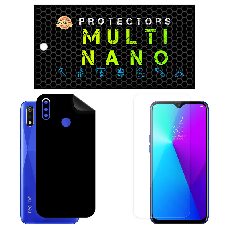 محافظ صفحه نمایش مولتی نانو مدل X-SFM مناسب برای گوشی موبایل ریلمی 3i به همراه برچسب پوششی | کالا برتری