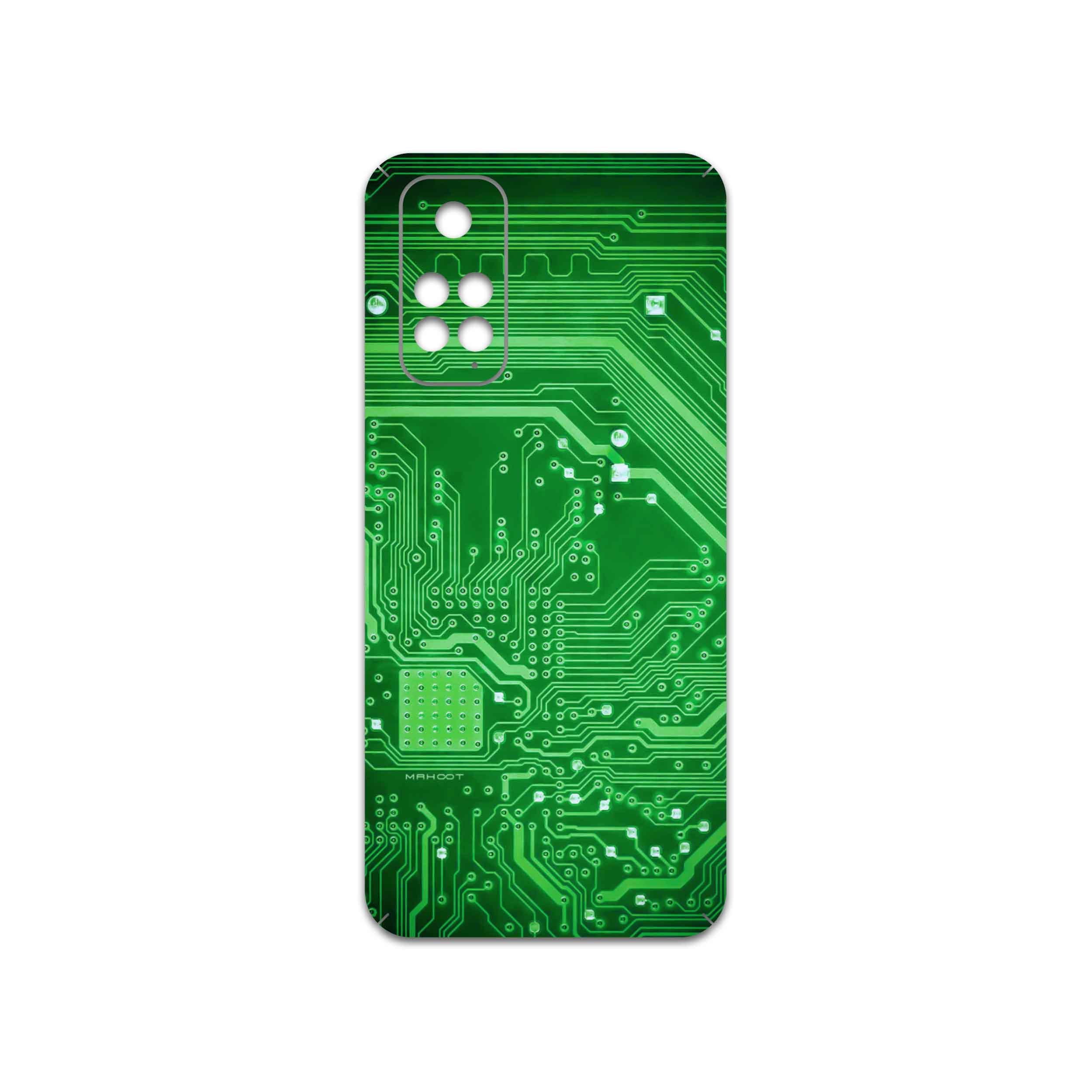 برچسب پوششی ماهوت مدل Green-Printed-Circuit-Board مناسب برای گوشی موبایل شیائومی Redmi Note 11