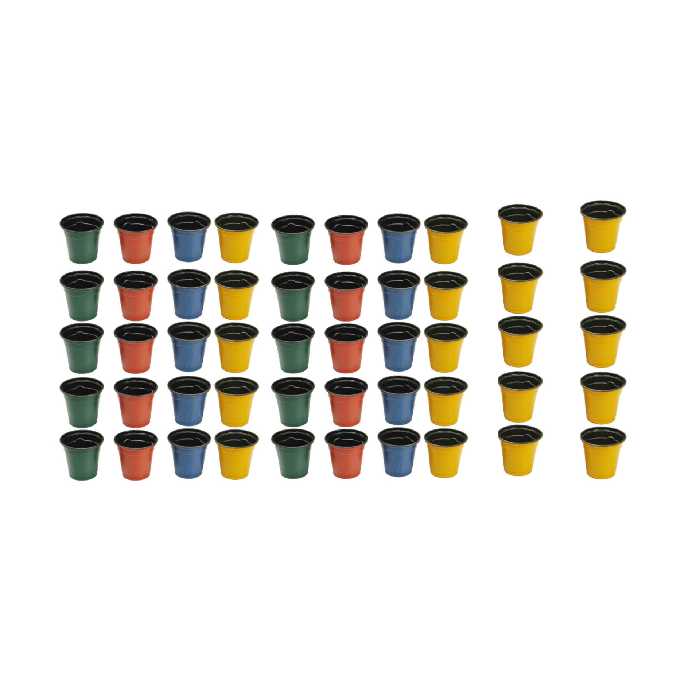 گلدان مدل ژله ای کد a-06 بسته 50 عددی