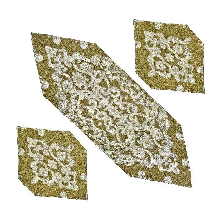 ست سه تکه رومیزی مدل گلستان کد M3-3