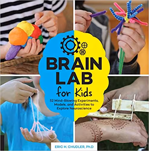 خرید و دانلود نسخه کامل کتاب Brain Lab for Kids: 52 Mind-Blowing Experiments, Models, and Activities to Explore Neuroscience