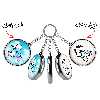 جاکلیدی خندالو طرح تایپو گرافی مدل دوطرفه کد 14881485