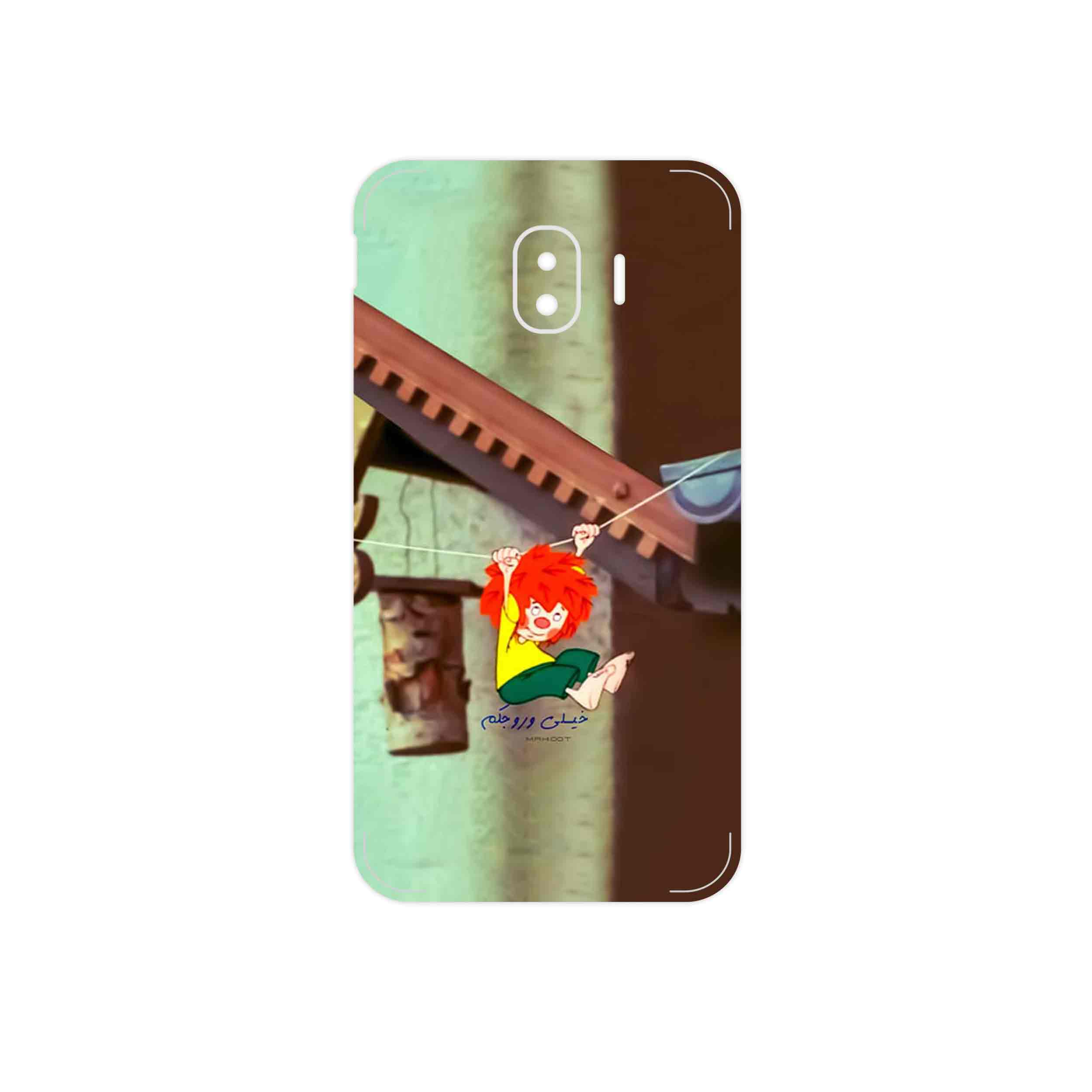 برچسب پوششی ماهوت مدل Meister Eder und sein Pumuckl مناسب برای گوشی موبایل سامسونگ Galaxy J2 Pro 2018