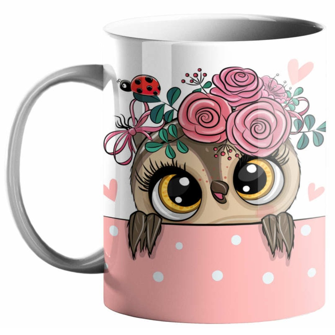 ماگ طرح جغد کد306