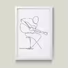 تابلو مدل گیتاریست Guitarist کد m2573-w