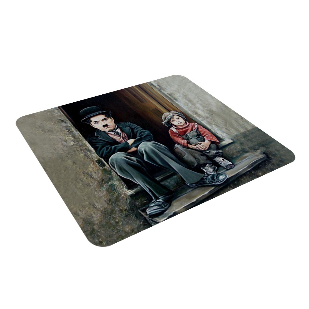 ماوس پد طرح چارلی چاپلین مدل MPB 0368