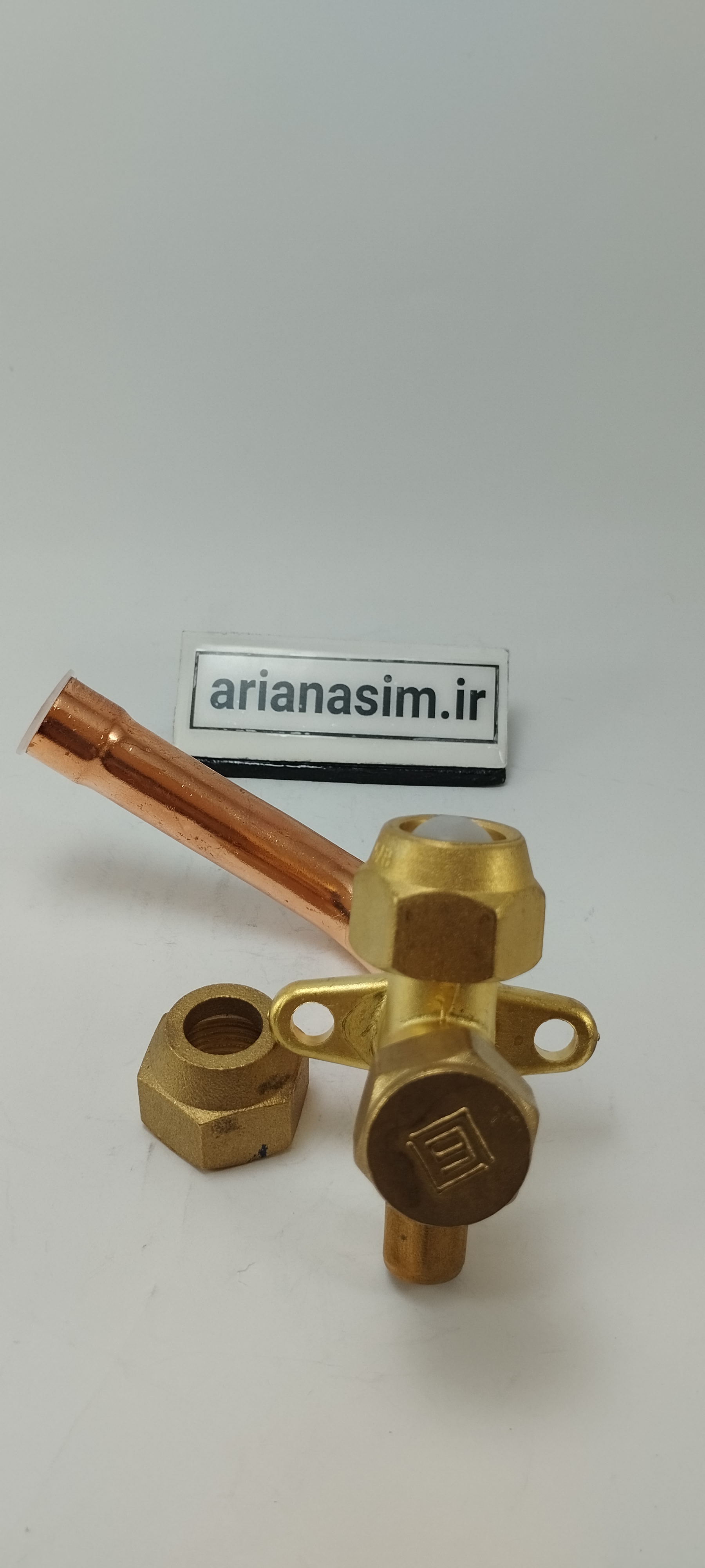 شیر سرویس کولر کله کج 45° درجه سایز 5/8 اینچ درجه یک | آریا سیتی