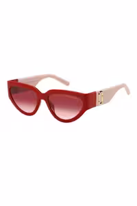 عینک آفتابی قرمز زنانه MJ645 S92YTX57 Burgundy Bone Framed Lens UV400 Marc Jacobs