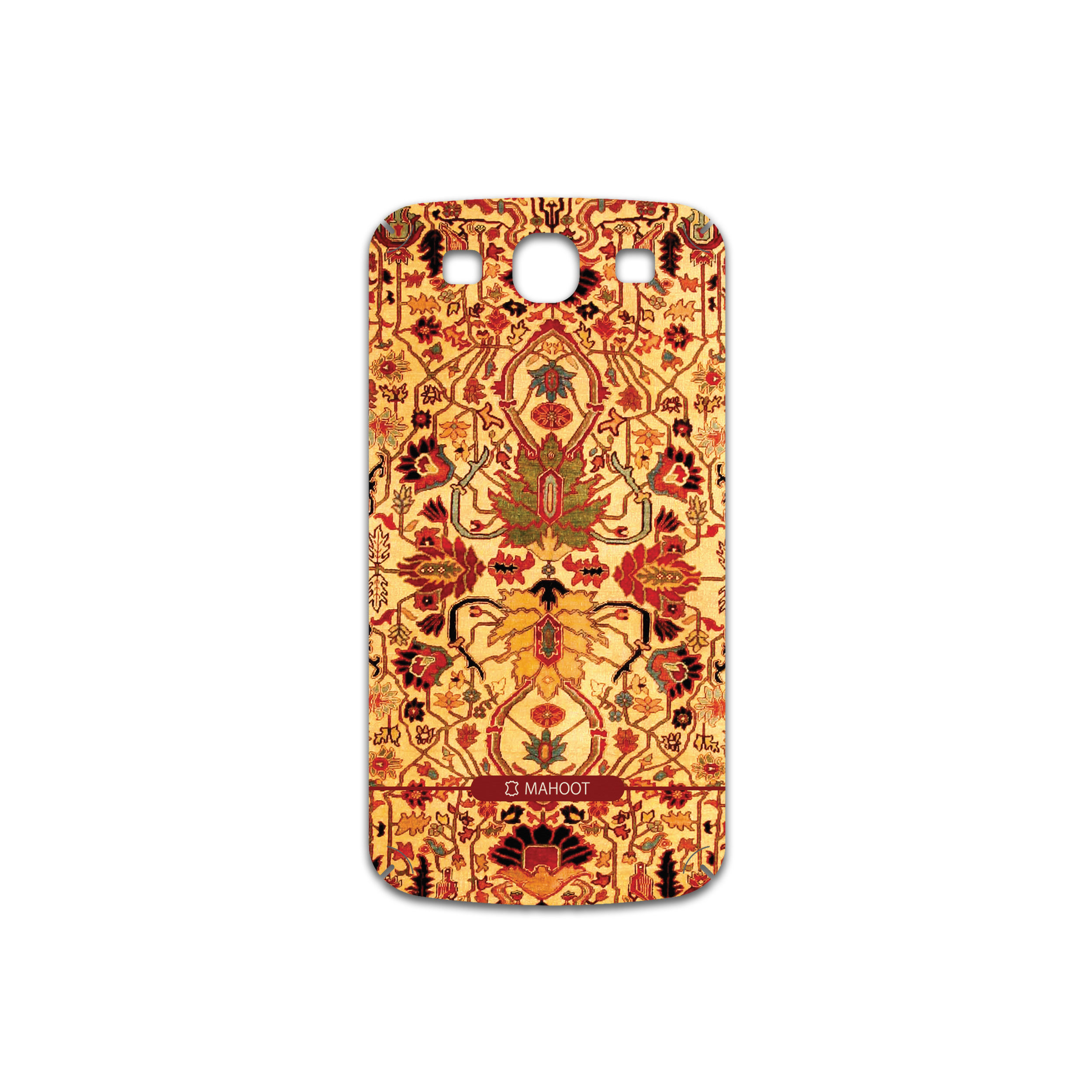 برچسب پوششی ماهوت مدل Persian-Carpet-Yellow مناسب برای گوشی موبایل سامسونگ Galaxy S3 Neo