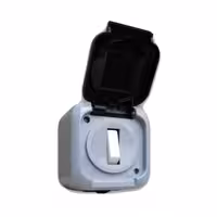 کلید راه پله روکار بارانی آسیا الکتریک مدل لادن