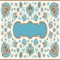 وکتور زمینه و کادر ختایی | گرافیک با طعم تربچه