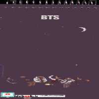 قیمت و خرید کتاب دفتر یادداشت BTS کد b6 | ایده بوک
