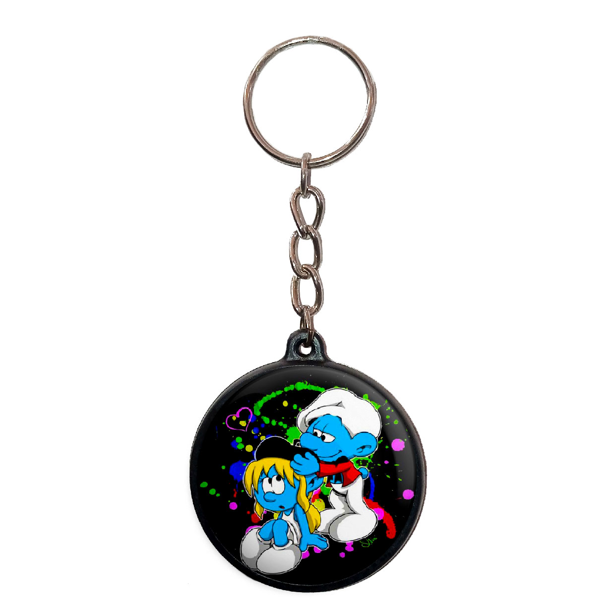 جاکلیدی پرمانه طرح اسمورف کد pmj.10500