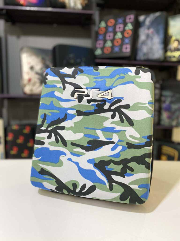 خرید کیف ضدضربه طرح Hard Case Camouflage Blue با بهترین قیمت