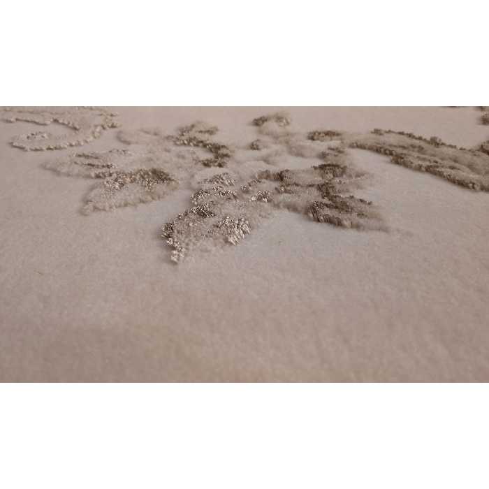 فرش ماشینی زمرد مشهد کد DI11 زمینه کرم