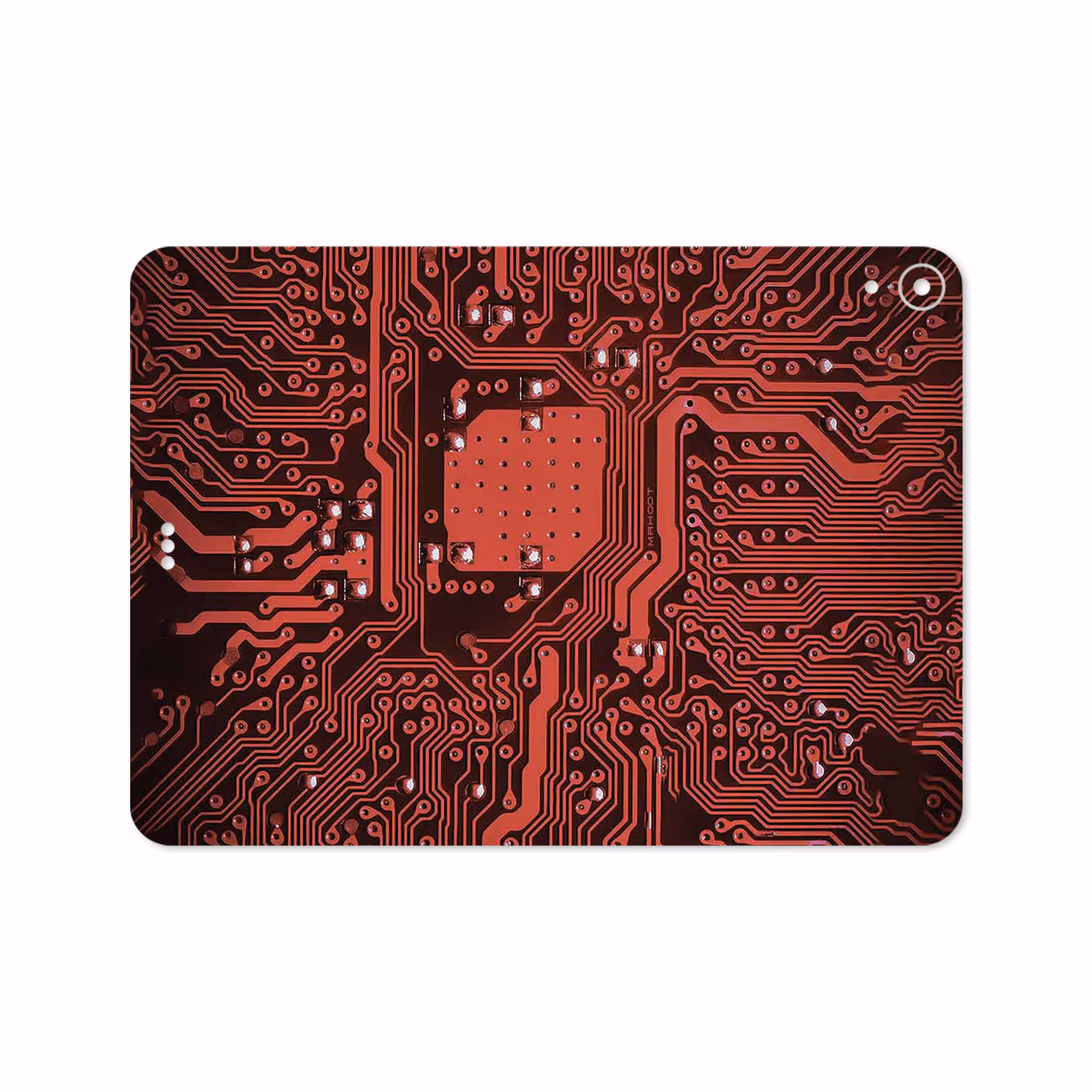 برچسب پوششی ماهوت مدل Red Printed Circuit Board مناسب برای تبلت اپل iPad Pro 11 2018 A2013