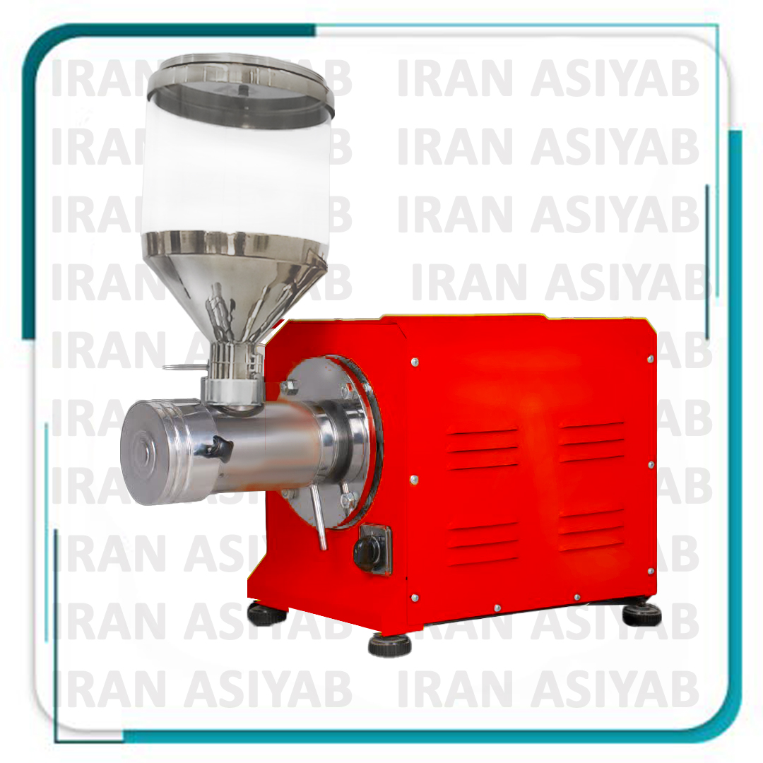 دستگاه کره گیری بادام زمینی 3 اسب توربو (قیف گرد) – رنگ قرمز
