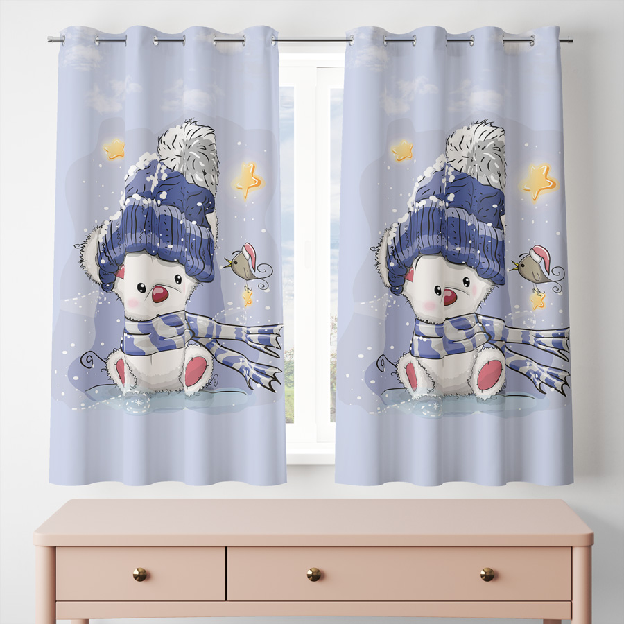 پرده مدل مخمل پانچی کد 8094 سایز 200x140 سانتی متر