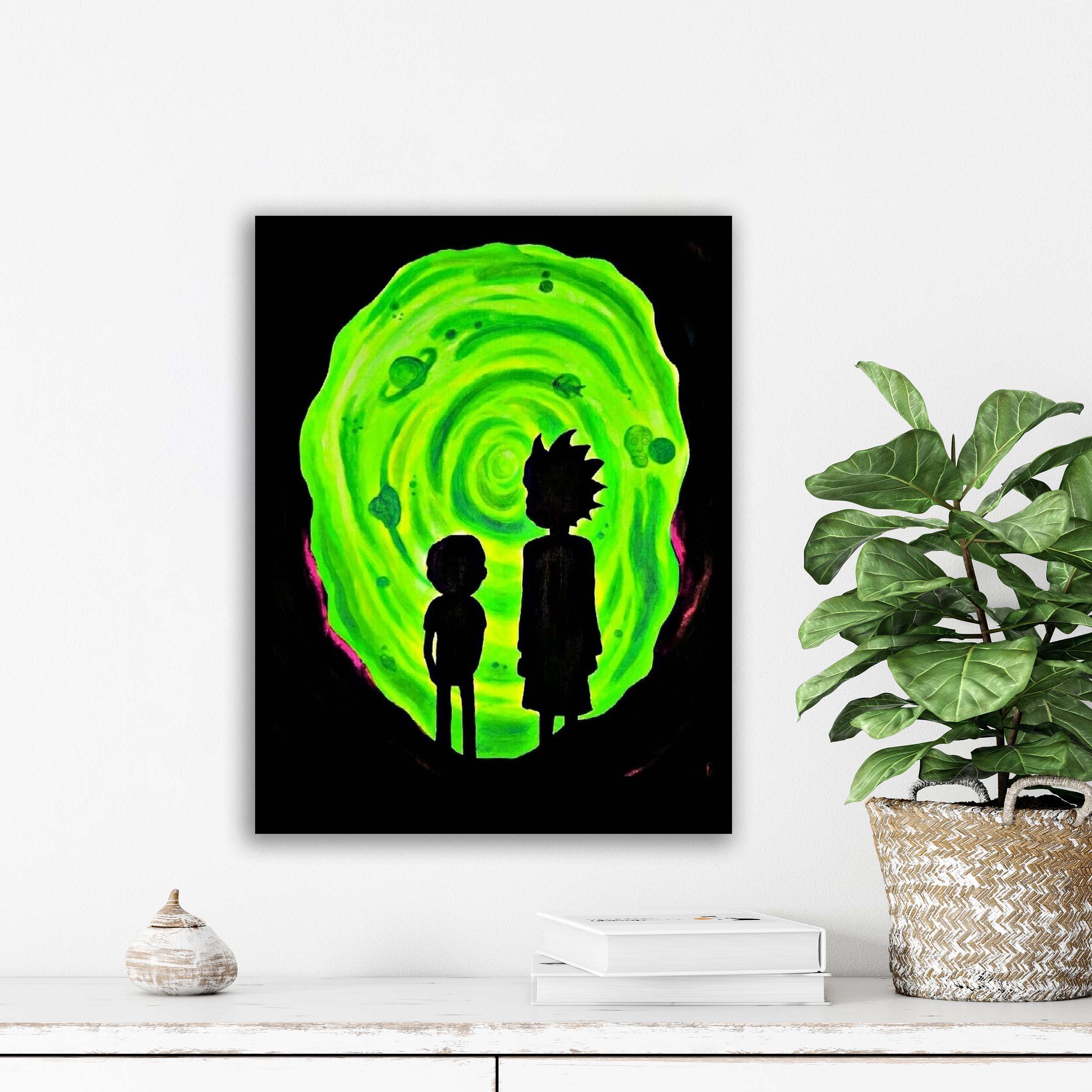 تابلو شاسی آتریسا مدل ریک اند مورتی Rick and Morty