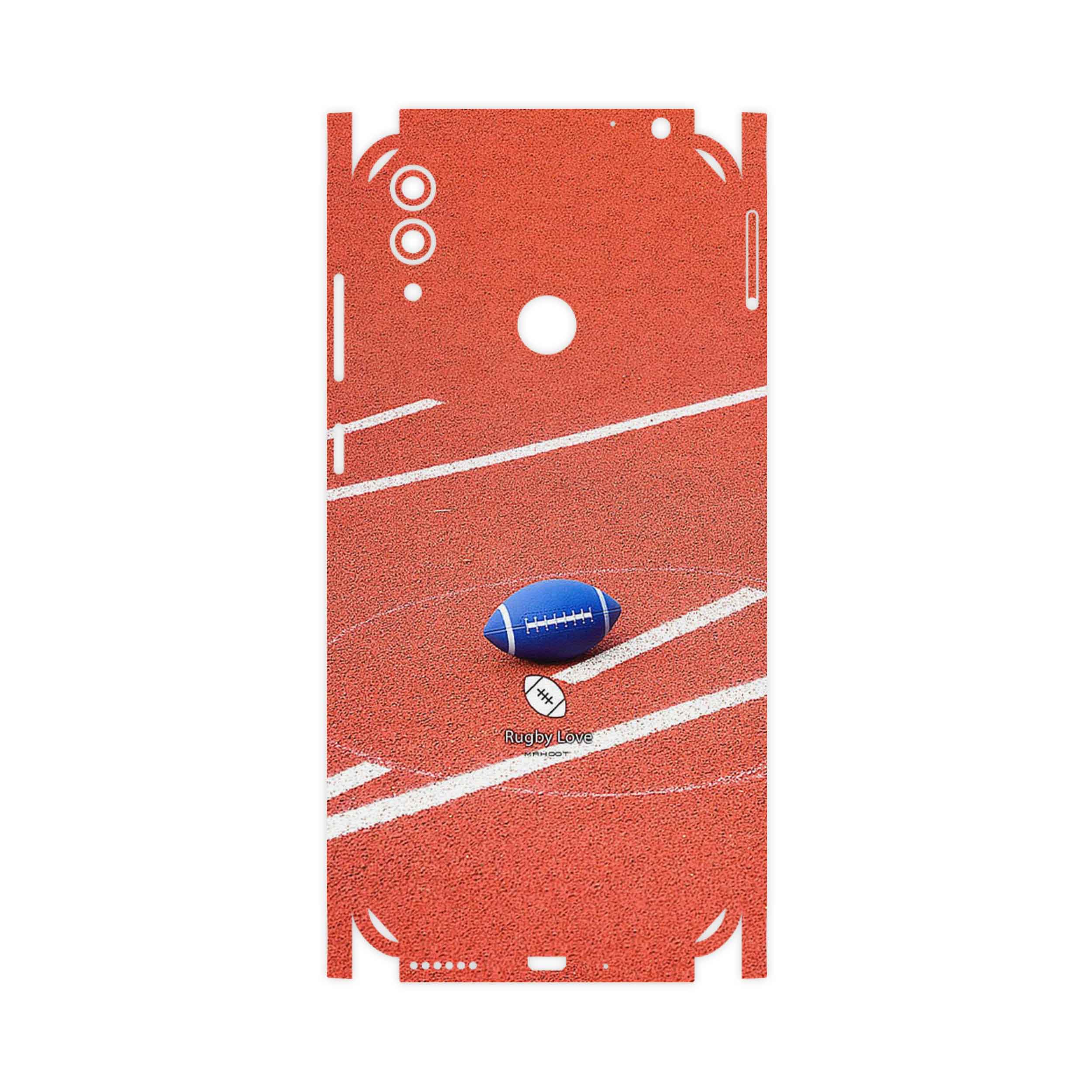 برچسب پوششی ماهوت مدل Rugby football-FullSkin مناسب برای گوشی موبایل آنر 8C