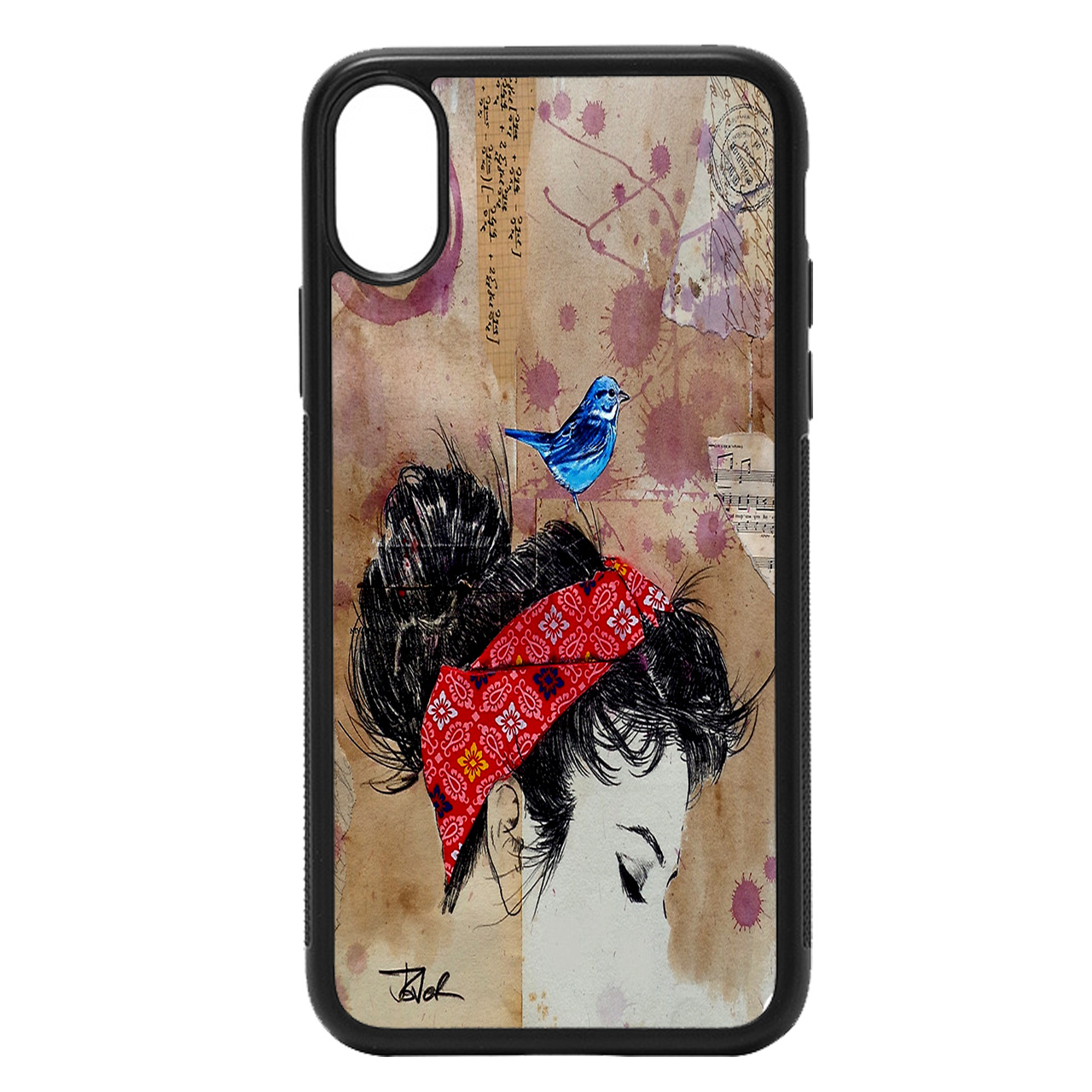 کاور طرح دخترانه کد 7170 مناسب برای گوشی موبایل اپل iphone x/xs