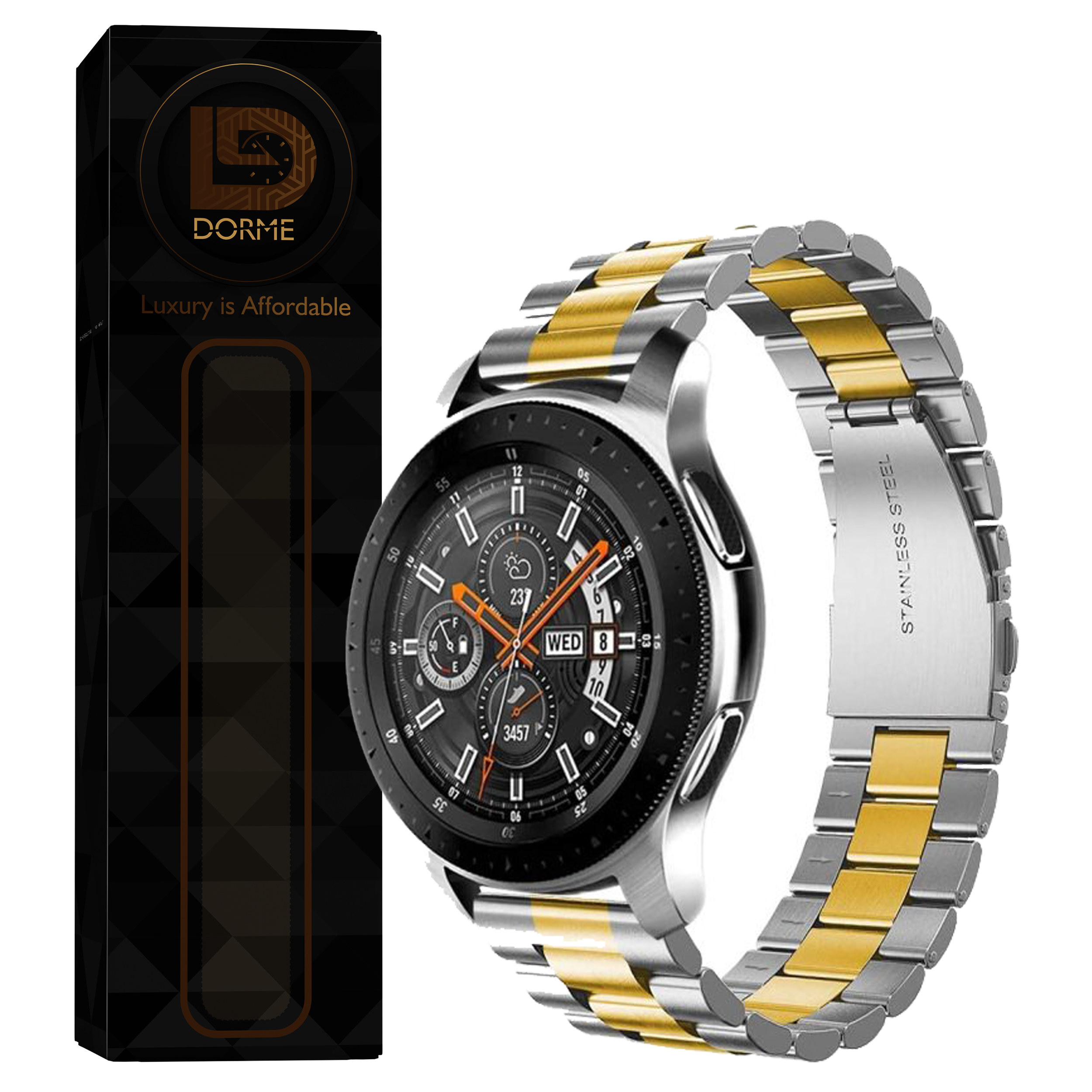 بند درمه مدل deluxe مناسب برای ساعت هوشمند فسیل Gen 5 Carlyle /Julianna /Garrett /Carlyle HR