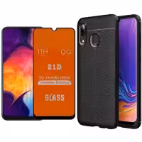 کاور مورفی مدل AG21 مناسب برای گوشی موبایل سامسونگ Galaxy A30 به همراه محافظ صفحه نمایش