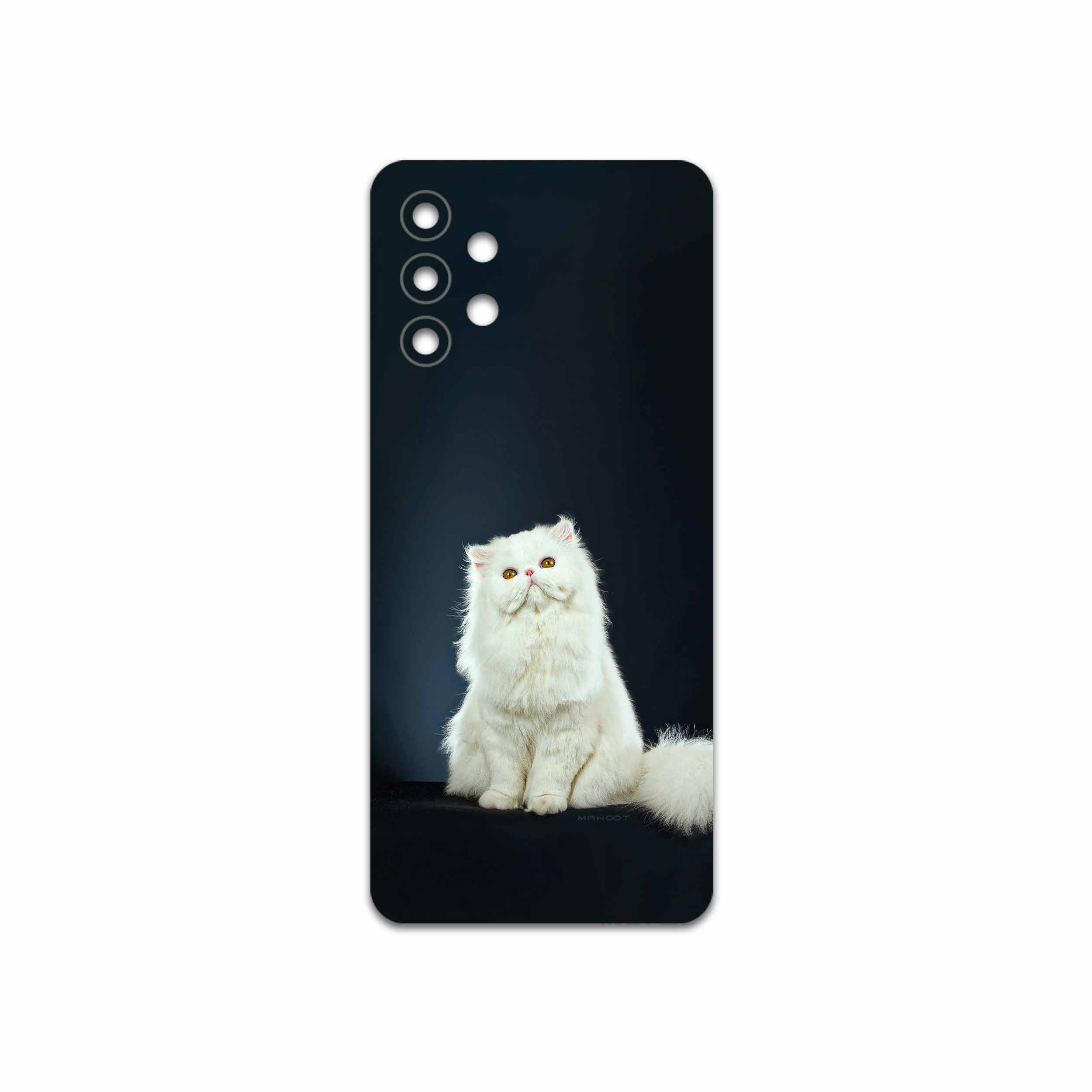 برچسب پوششی ماهوت مدل Persian cat مناسب برای گوشی موبایل سامسونگ Galaxy A32 4G