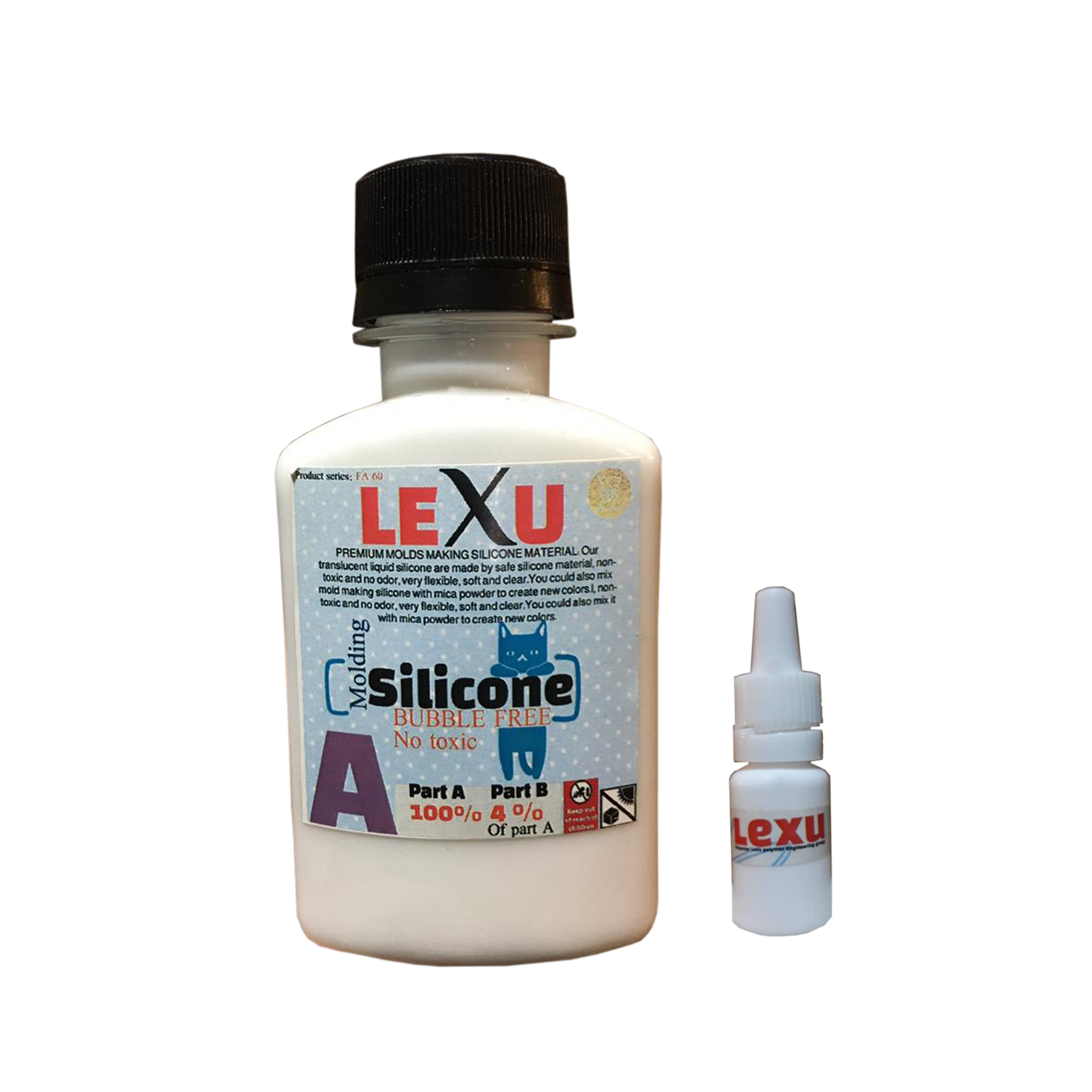 سیلیکون قالب گیری لکسوو مدل MOLD حجم 120 میلی لیتر به همراه هاردنر