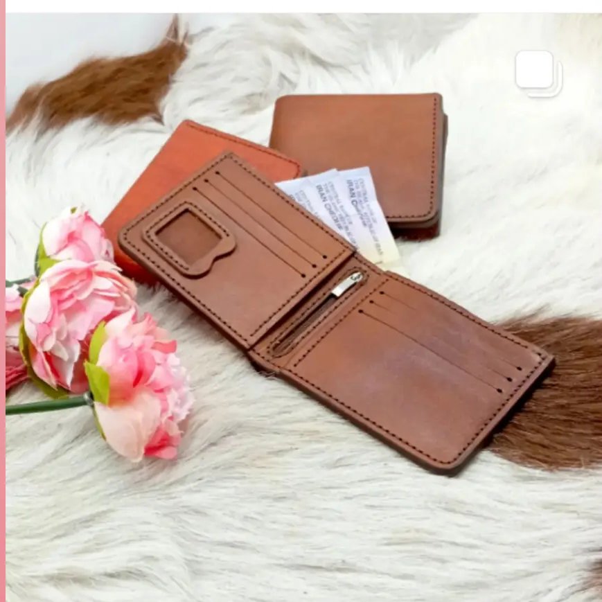 کیف جیبی چرم دست دوز