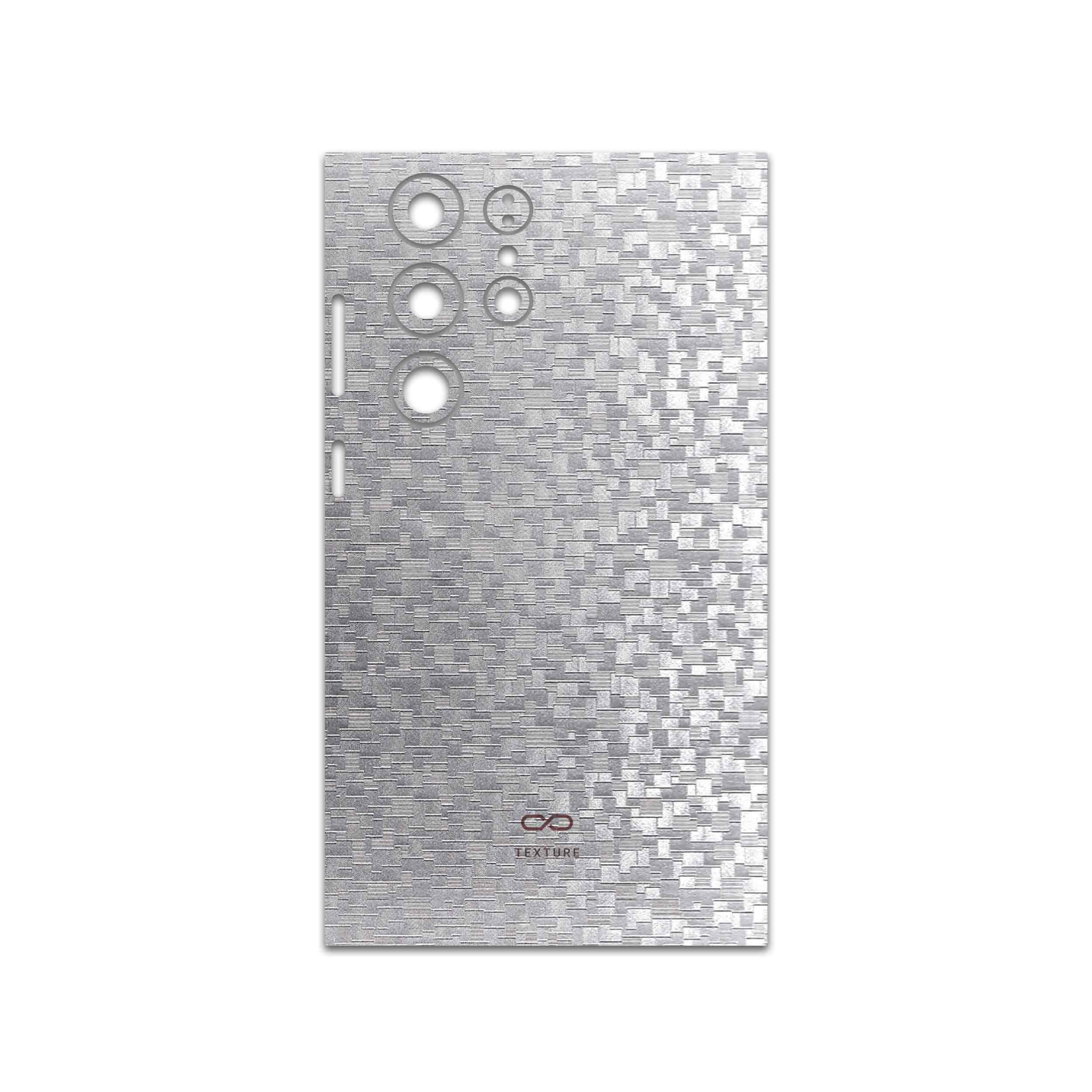 برچسب پوششی ماهوت مدل Silver-Silicon مناسب برای گوشی موبایل سامسونگ Galaxy S23 Ultra