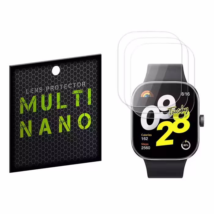 محافظ صفحه نمایش مولتی نانو مدل X-S3N مناسب برای ساعت هوشمند شیائومی Redmi Watch 4 بسته سه عددی | کالا برتری