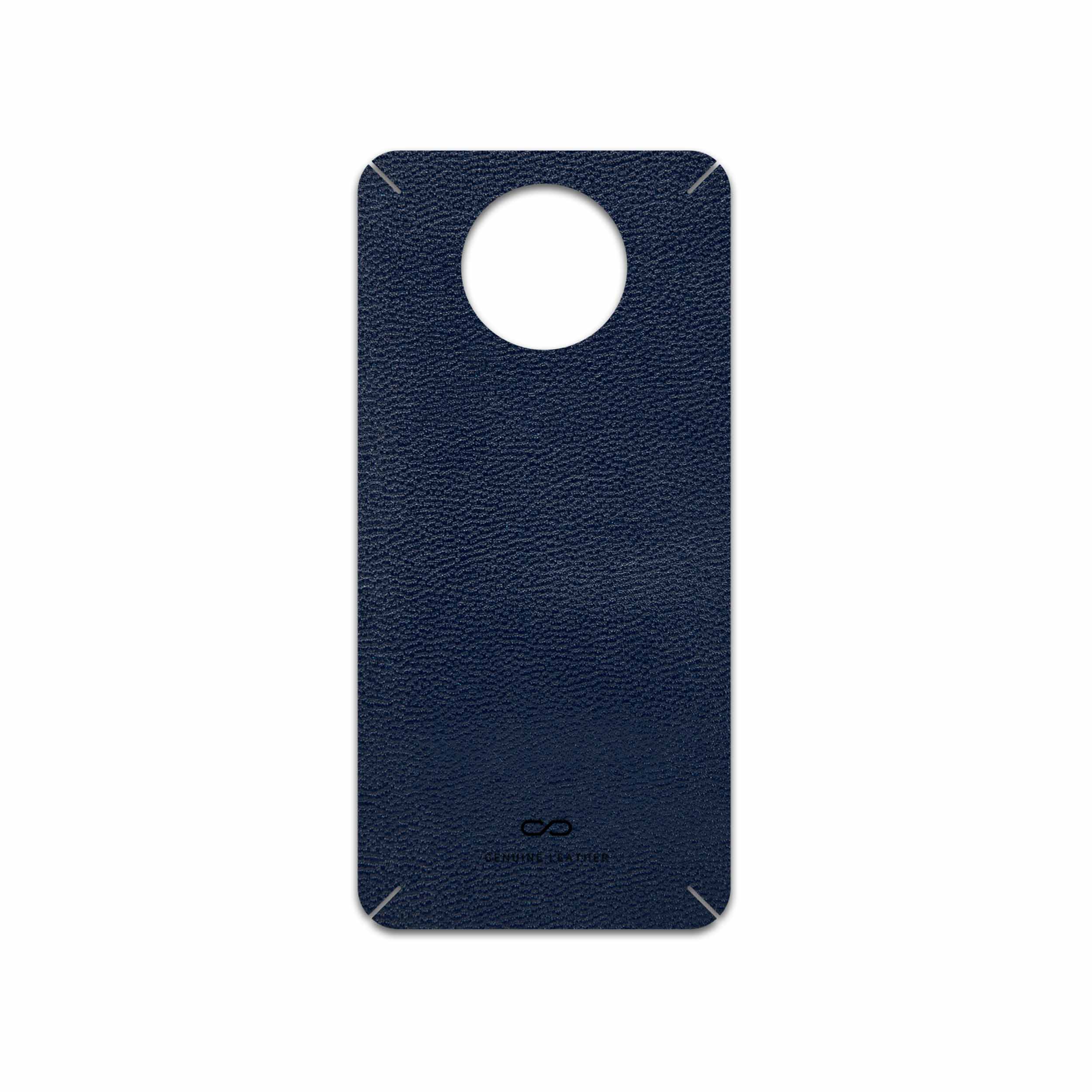 برچسب پوششی ماهوت مدل Deep-Blue-Leather مناسب برای گوشی موبایل شیائومی Redmi Note 9T
